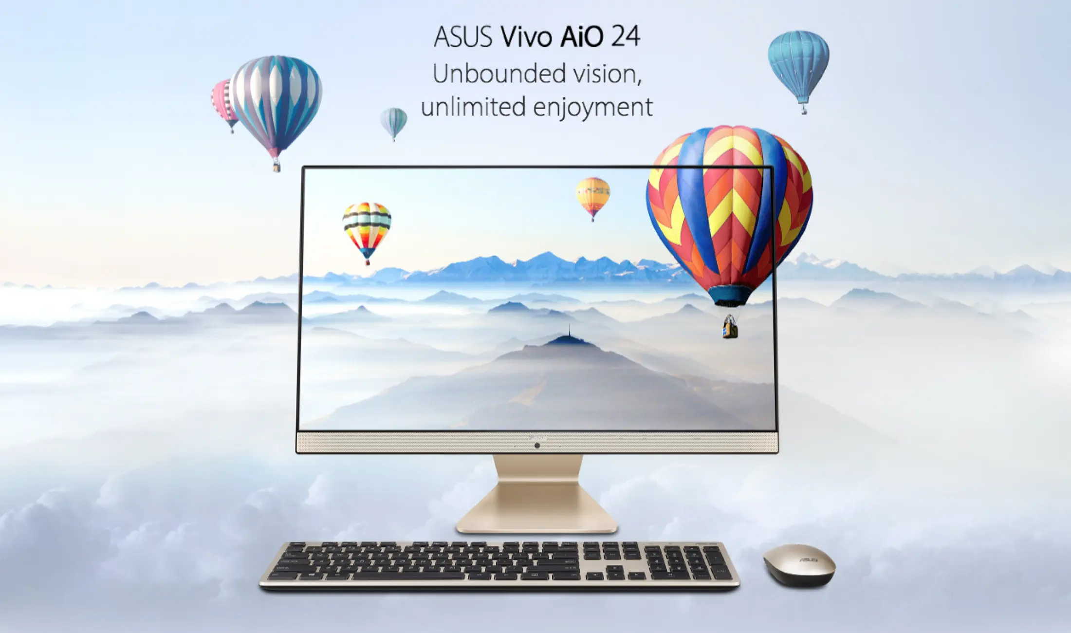 Same Day Delivery】ASUS Vivo AiO V241EAK-BA065T | 24 FHD | i5-1135G7 | 8GB DDR4 RAM | 512GB SSD+1TB HDD | IRIS XE Graphics | 3Yrs ASUS Onsite Warranty | DESKTOP PC | Lazada Singapore