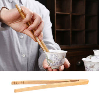 2 cái kẹp tre bằng gỗ tre tự nhiên thực phẩm Máy nướng bánh mì kẹp trà túi nhúng nhíp tre cho bánh mì nướng Dưa Chua trà nấu ăn Kẹp Thức Ăn