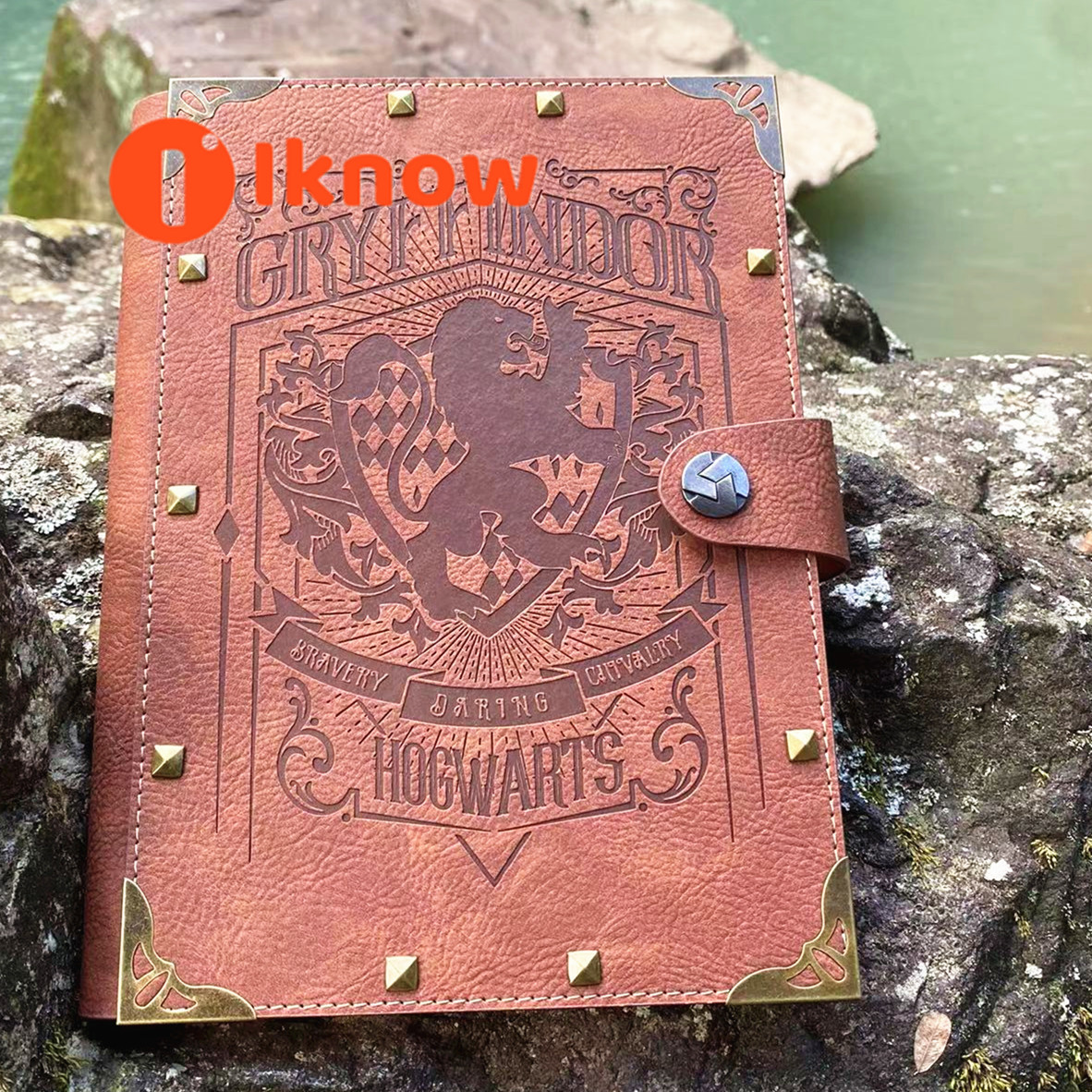 I know harry potter sổ ghi chép chu vi ngôi nhà hogwarts sổ tay hình lá rời cổ điển bằng giấy kraft