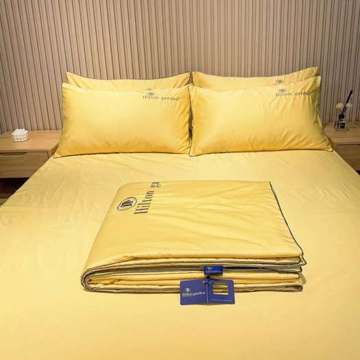 Hilton Chăn Lụa Mùa Hè, Bộ 4 Cái Chăn Mùa Hè Điều Hòa, Có Ga Trải Giường Và Vỏ Gối