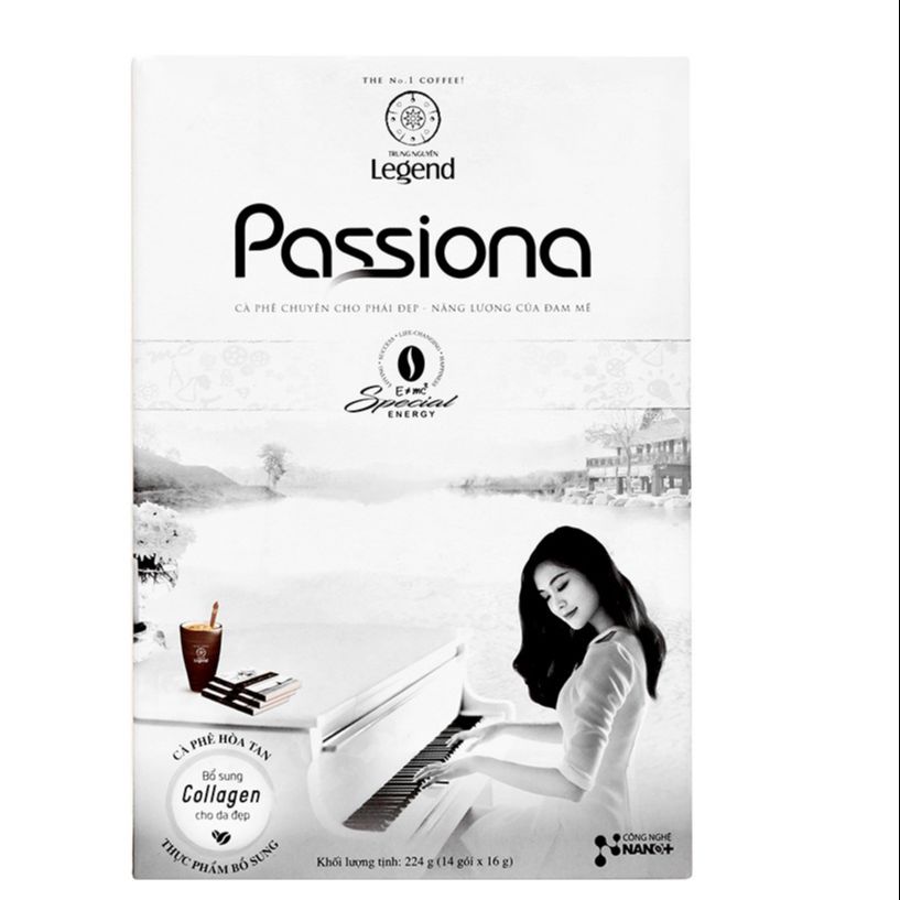 Cà phê sữa Trung Nguyên Passiona Hộp 14 gói - Cà phê cho phái đẹp