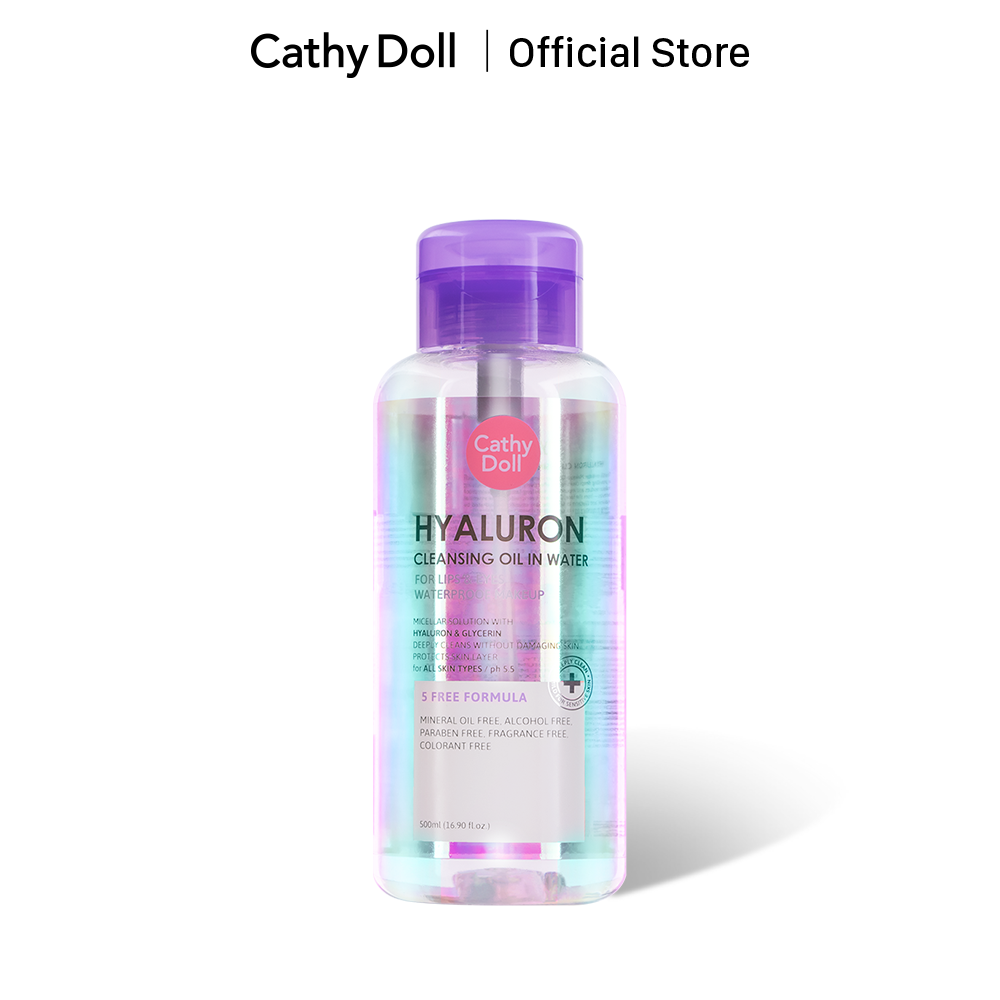Nước tẩy trang pha dầu Cathy Doll Hyaluron Cleasing Oil in Water 30ml