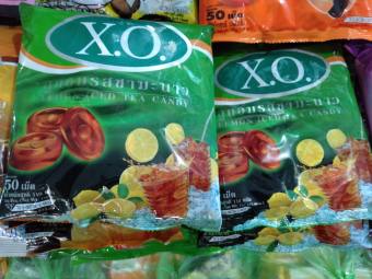 Kẹo XO vị trà chanh Thái Lan. Gói 50 viên
