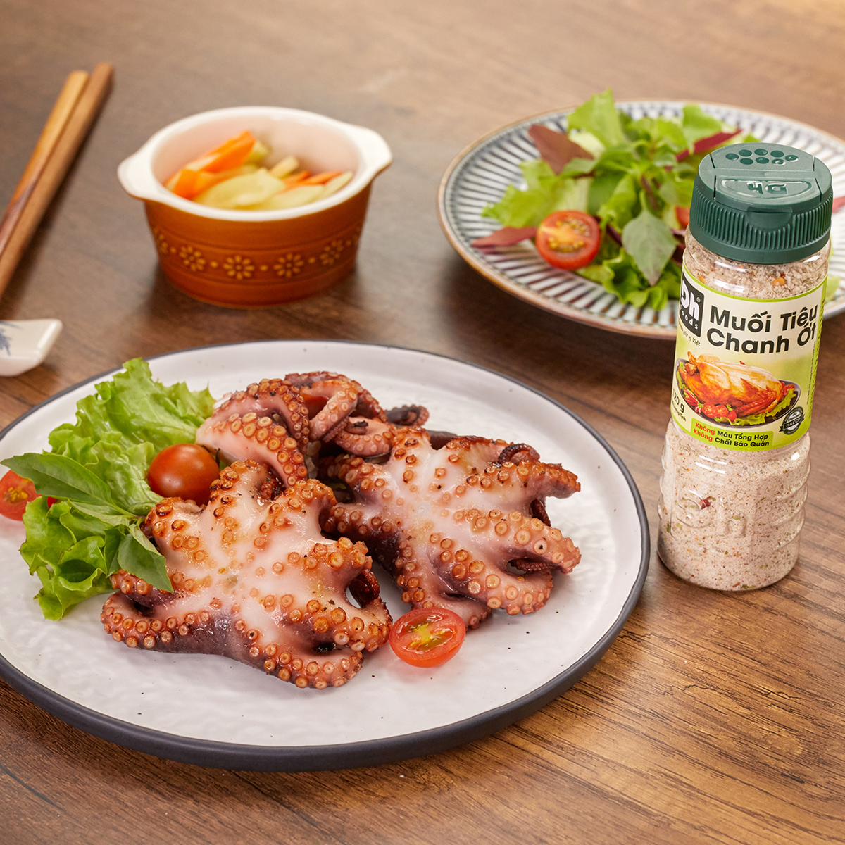Combo 2 hũ Muối Tiêu Chanh Ớt Tây Ninh Dh Foods