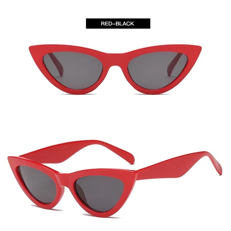 ภาพประกอบคำอธิบาย แว่นกันแดดแฟชั่นแบบนิยมแว่นแฟชั่นผู้หญิงแว่นตาแบบ cateye แว่นตาแฟชั่นแว่นตากันแดด