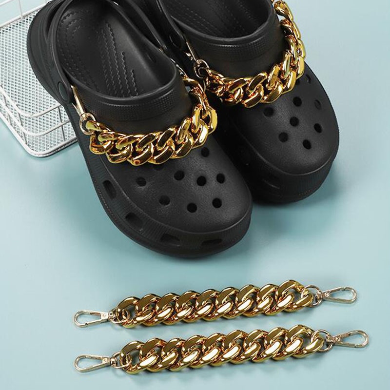 Crocs hole shoes accessories crocs decoration Crocs cross strap heel belt  diy accessories slippers women