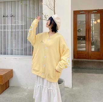 ÁO KHOÁC THUN NỈ NGOẠI FROM RỘNG CARDIGAN