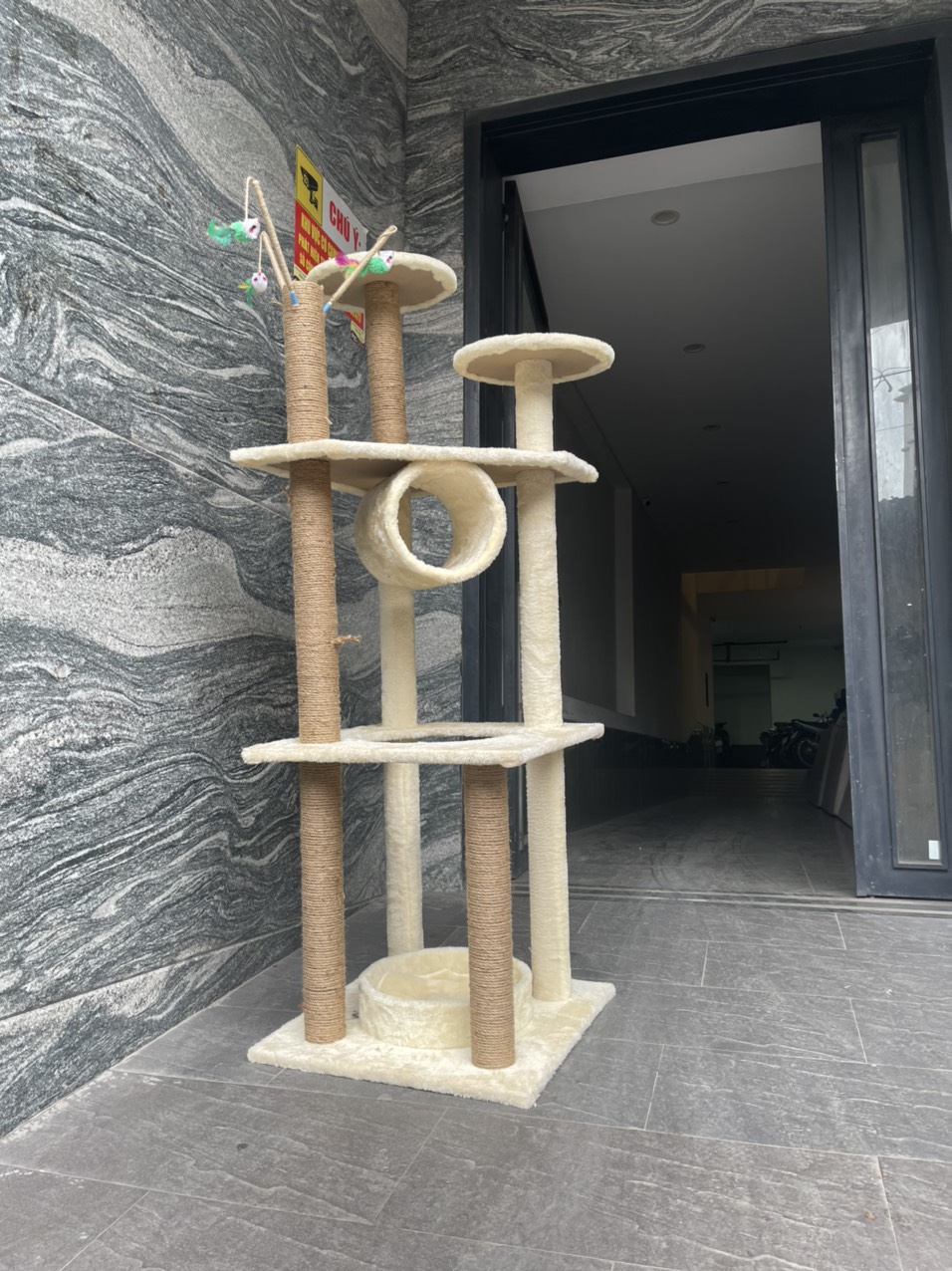 [HOÀN TIỀN 10%]Cattree nhà cây cho mèo - trụ cào móng cho mèo giúp các bé mèo vận động cào móng, giảm stress