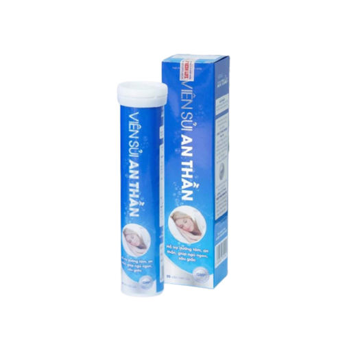 Viên Sủi An Thần - Hỗ Trợ Dưỡng Tâm, An Thần, Ngủ ngon - Hộp 20 viên - TT1