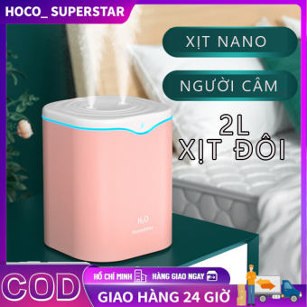 Máy Tạo Độ Ẩm Không Khí 2000ML Máy Khuếch Tán Tinh Dầu Hương Thơm Siêu Âm Máy Tạo Sương Mát-Aroma Diffuser-Mini Aroma Diffuser