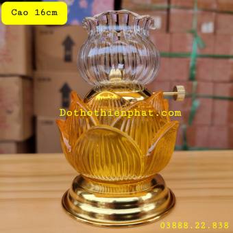 Đèn thờ đốt dầu lưu ly cát tường mẫu đẹp