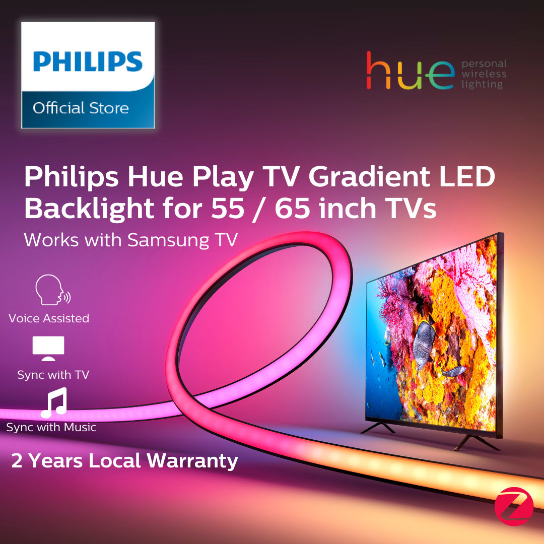 Shop Philips Hue Gradient 55 at Better Price Online | Lazada Singapore