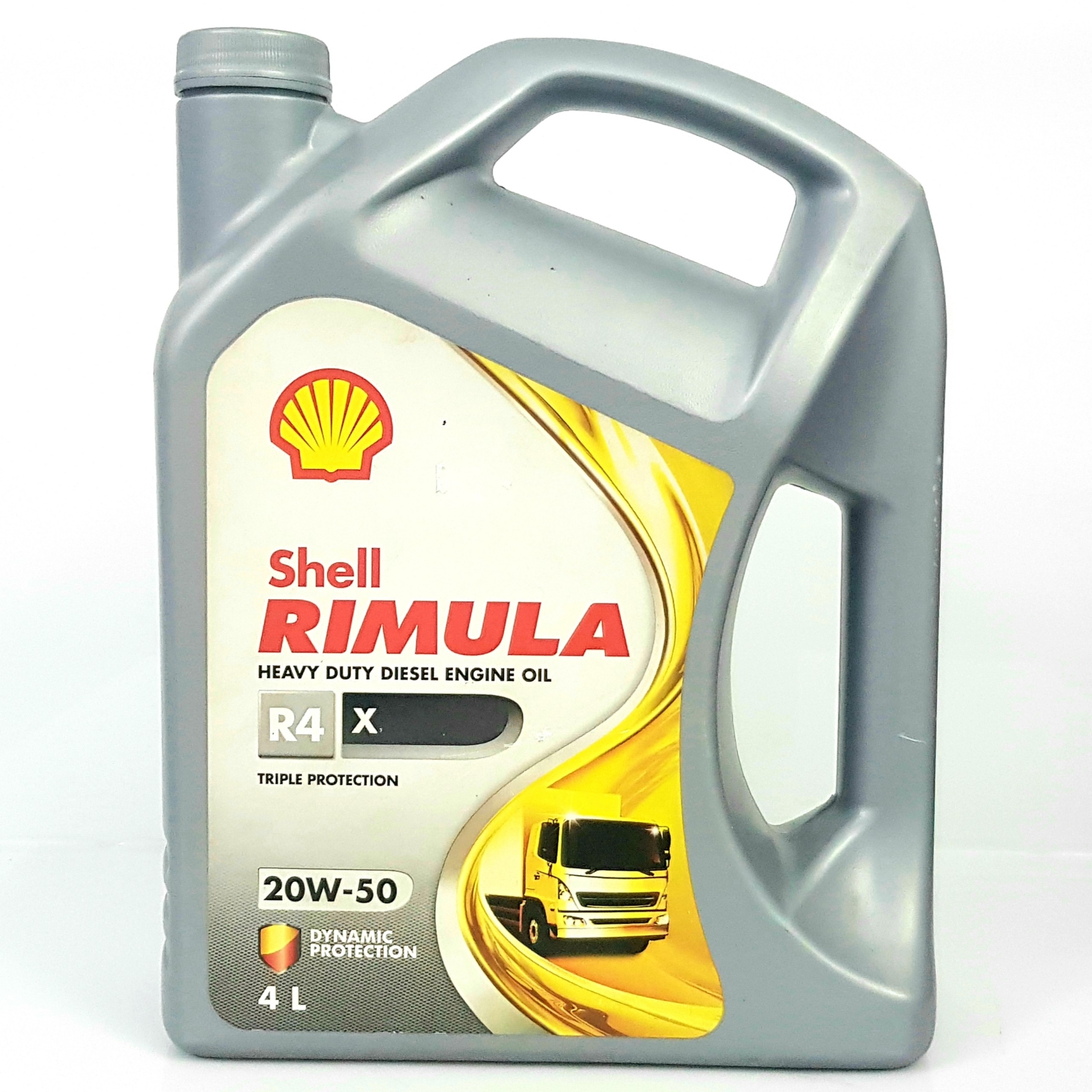 Nhớt ô tô diesel turbo shell rimula r4 turbo ci4 15w40/20w50 4l