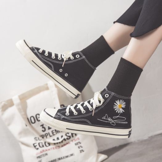 ▼✷♀  Giày CV Hoa Cúc Cổ Cao Full Box