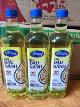 Dầu Ăn SIMPLY 1+ Lít Dầu Ăn Tường An 1 Lít