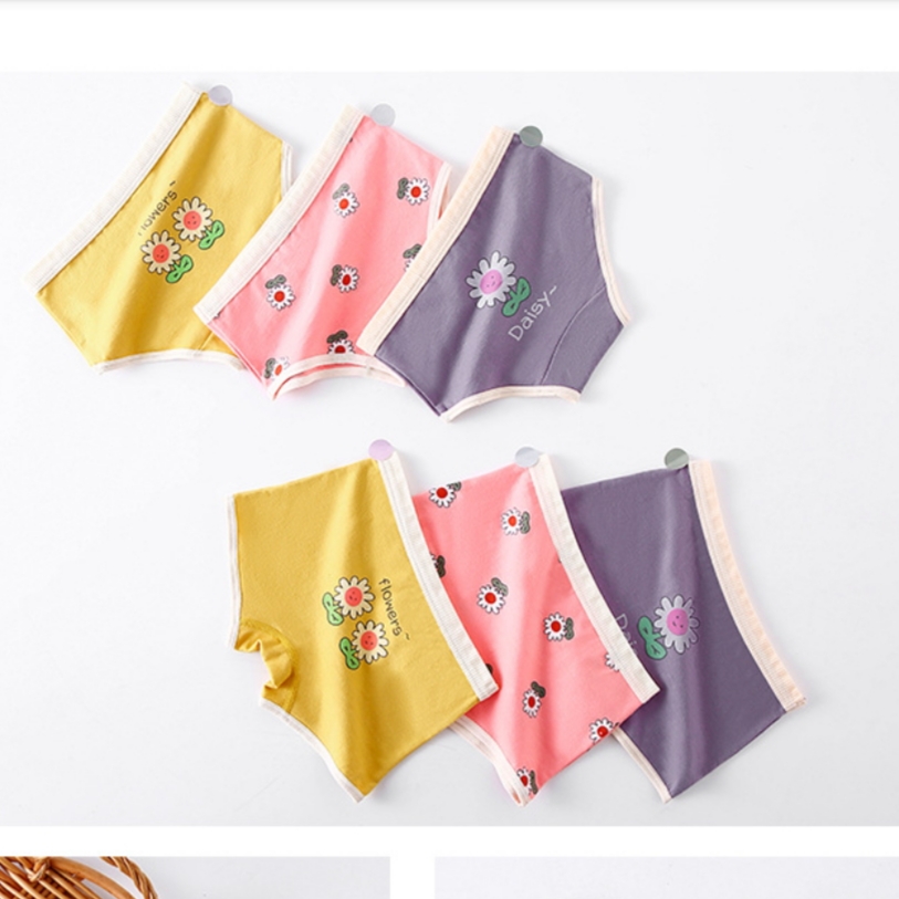 [MẪU HÓT] 10 kiểu quần lót bé gái, chip đùi nữ sinh cotton kháng khuẩn từ 9-47kg