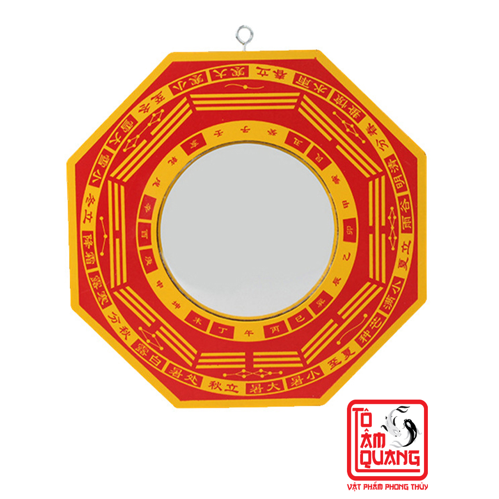 Gương bát quái cầu lồi/lõm phong thủy trấn trạch mang lại bình an may mắn - TÔ TÂM QUANG