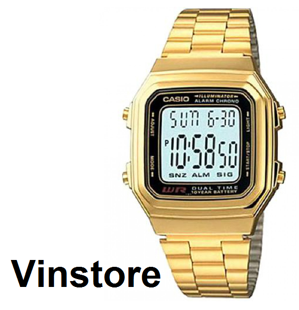 Casio men's hot sale gold watch