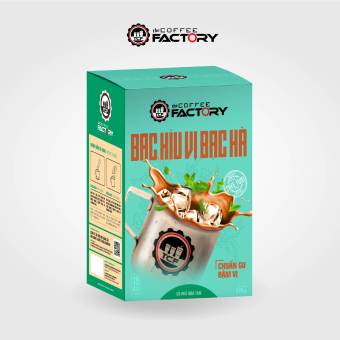 Bạc xỉu vị bạc hà hòa tan The Coffee Factory (Hộp 15 gói x 18g)