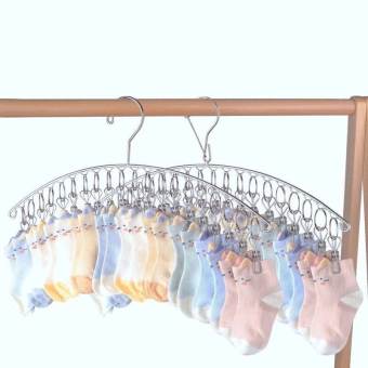 Móc treo quần áo - Móc chùm phơi đồ em bé, khăn, tất vớ - 10/20 móc kẹp