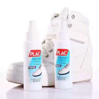 Chai lau giày Plac,chai lau giày có bàn chải,chai nước lau giày đa  năng, chai lau túi sách, nước lau tẩy trắng giày