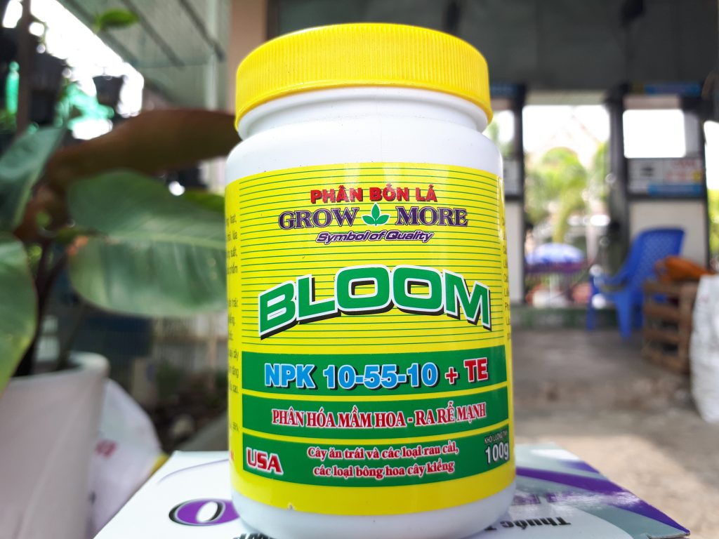 Phân bón lá growmore 10-55-10+te - phân npk siêu lân bloom