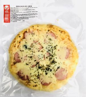 Bánh Pizza Xúc Xích Phô mai size 16cm ( chế biến sẵn, chưa nướng)