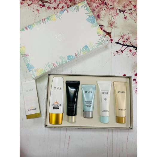 Ohui Day Shield Special Set 5sp Bộ Sản Phẩm Chống nắng Ohui Black Phiên Bản Du Lịch