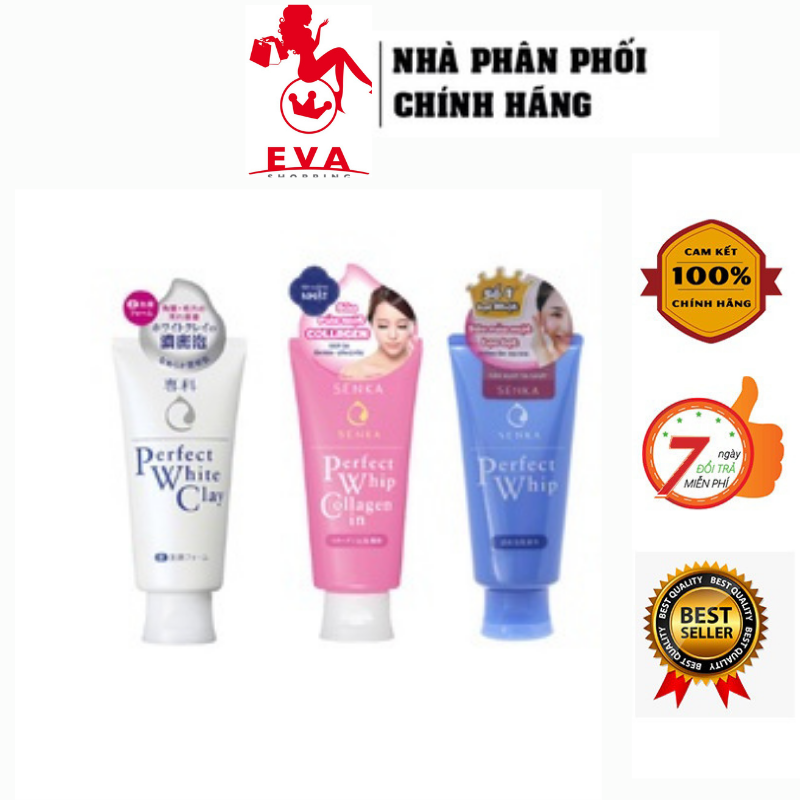 Sữa rửa mặt senka perfect whip 120g - nhật bản