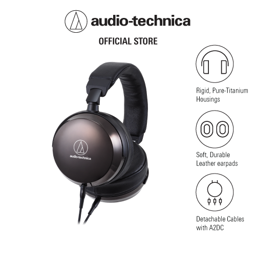 Audio-Technica ATH-AP2000Ti Over-Ear High-Resolution Titanium Headphones