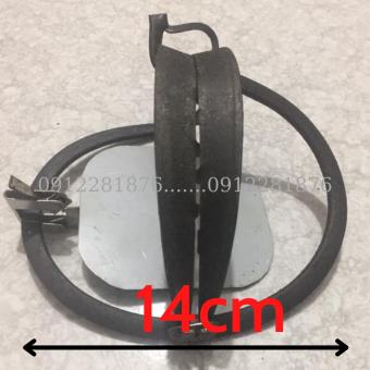Cạm bẫy thú 14cm- cạm bẫy chuột- cạm bẫy thú lớn tặng nẫy và bàn đạp loại cạm 14cm
