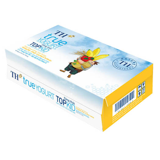 Sữa chua uống TH TOPKID vị chuối hộp 110ml thùng 48 hộp