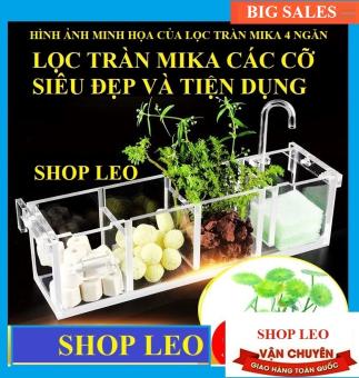 Lọc tràn mika siêu đẹp - lọc bể cá - hồ thủy sinh -phụ kiện cá cảnh - phụ kiện thủy sinh -shopleo - hộp lọc tràn trên