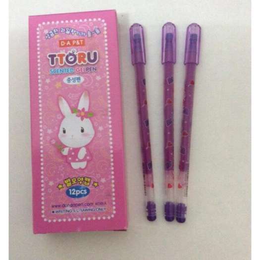 Bút mực tím nho Ttoru Korea 0.4mm (hộp 12 cây)