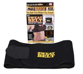 Đai Quấn Nóng Giảm Mỡ Bụng sweat belt (Đen)