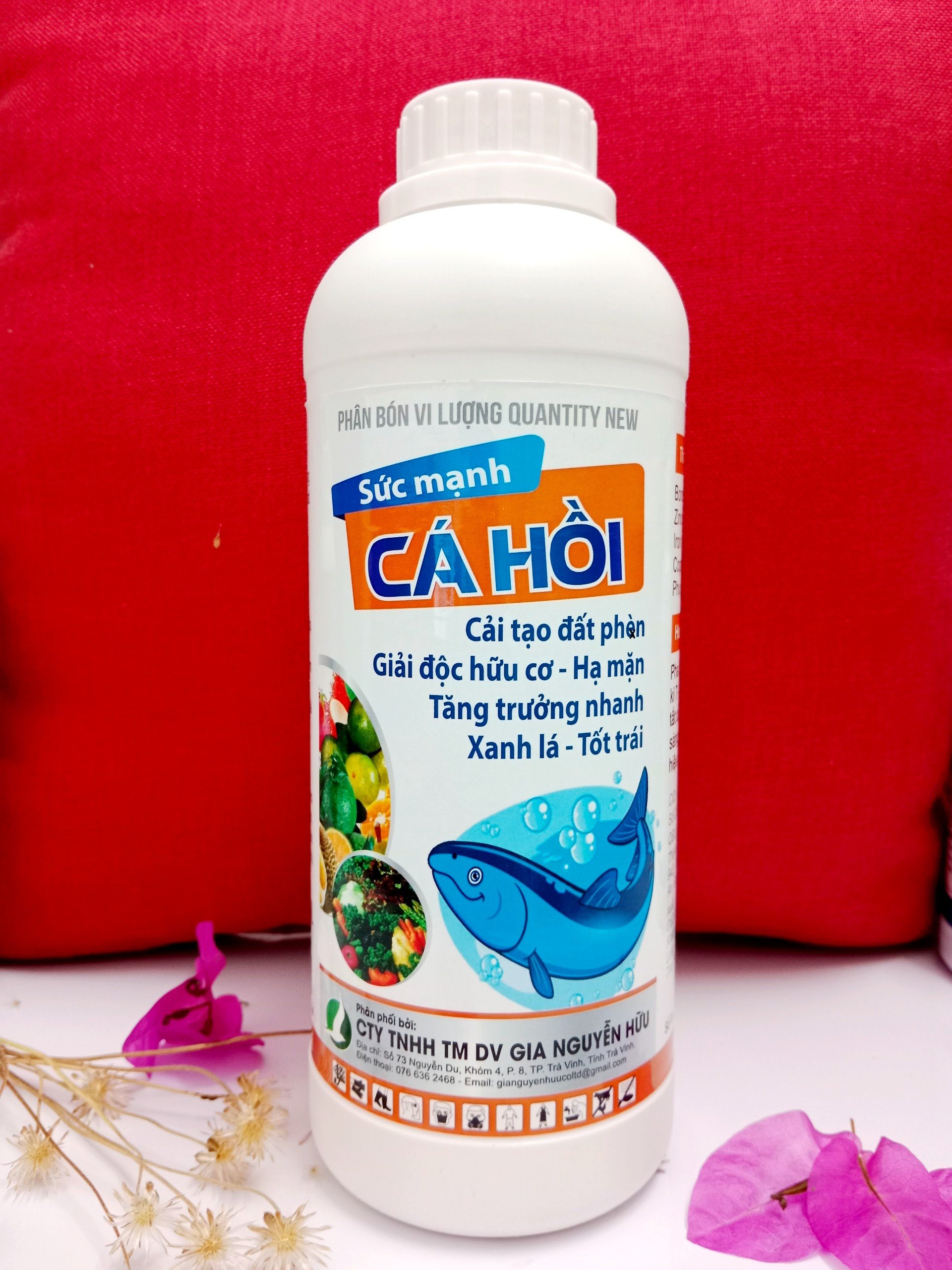 ĐẠM CÁ HỒI 1L - Phục hồi cây sau thu hoạch mạnh mẽ - Tăng tốc độ sinh trưởng của cây, tăng cường khả năng quang hợp.