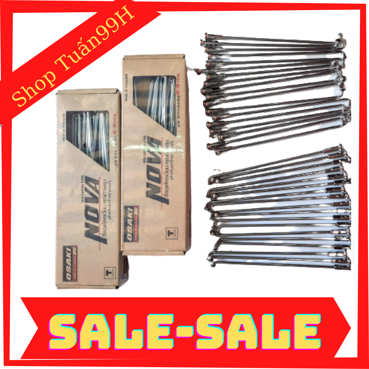 Căm NOVA Osaki Thái các dòng xe đùm đĩa Size 149-157-184