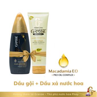 GRASSE - Dầu Gội + Dầu xả nước Hoa 215ml...