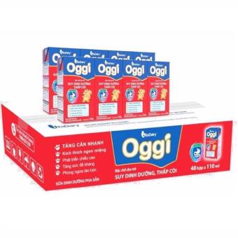 Combo Thùng 48 Hộp Sữa Hộp Pha Sẵn Oggi Suy Dinh Dưỡng Gold 110 ml