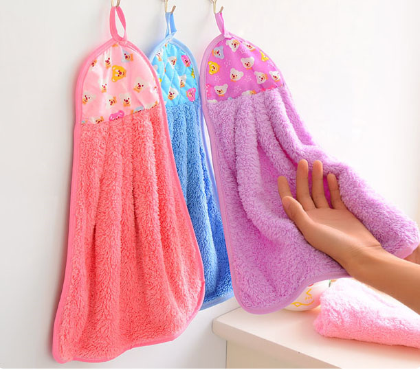 Combo 3 Khăn lau tay nhà bếp, lau bếp đa năng siêu thấm ,siêu mềm hình ngộ nghĩnh