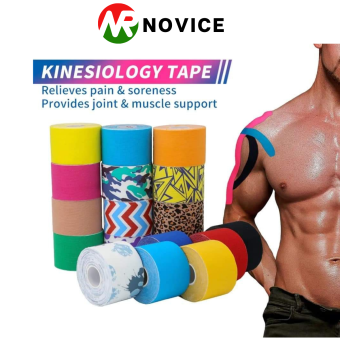 Băng dán cơ thể thao, băng keo dán cơ KINESIOLOGY TAPE (5CMX5M)