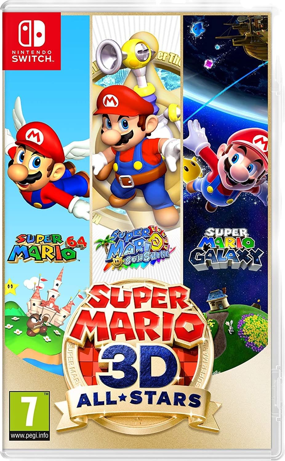 Đĩa game nintendo switch : super mario 3d all stars us