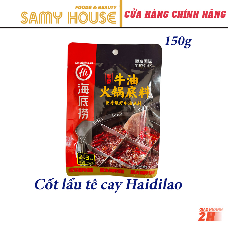 Cốt lẩu tê cay tứ xuyên haidilao 150g