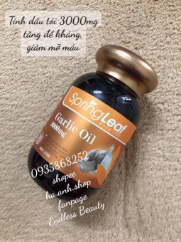 Tinh dầu tỏi Garlic Oil 3000mg 360 viên Springleaf mẫu mới nhất