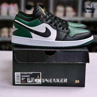 Giày Sneaker cổ Thấp NK Air Jordan 1 Low Green Toe