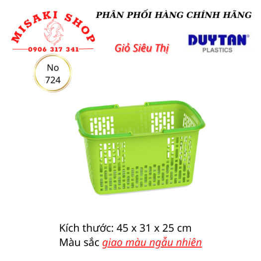 Combo 05 Giỏ Siêu Thị DT724 Duy Tân | MISAKISHOP