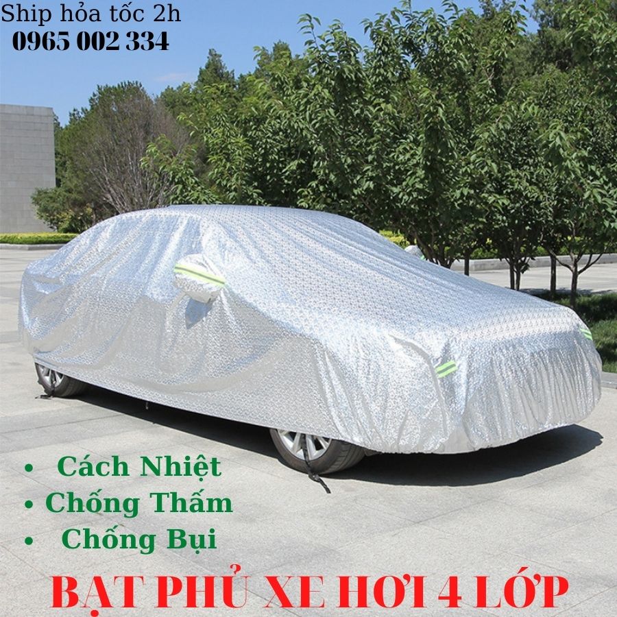 bạt che nắng ô to, bạt phủ xe ô tô, áo trùm ô tô, áo trùm xe hơi, bạt phủ ô to chống nước, Bạt Phủ xe Ô Tô, Bạt phủ xe hơi - áo trùm che phủ xe hơi vải dù oxford cáo cấp bạt có nỉ chống xước sơn, chống nóng, chống bụi, LOẠI 1