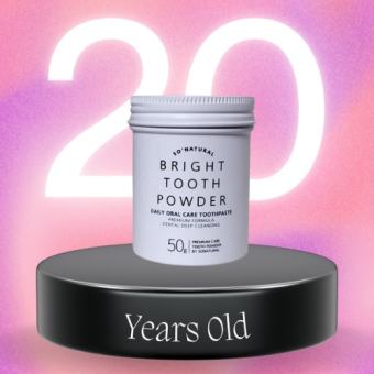 Bột Đánh Răng Làm Trắng So Natural Bright Tooth Powder - 50g