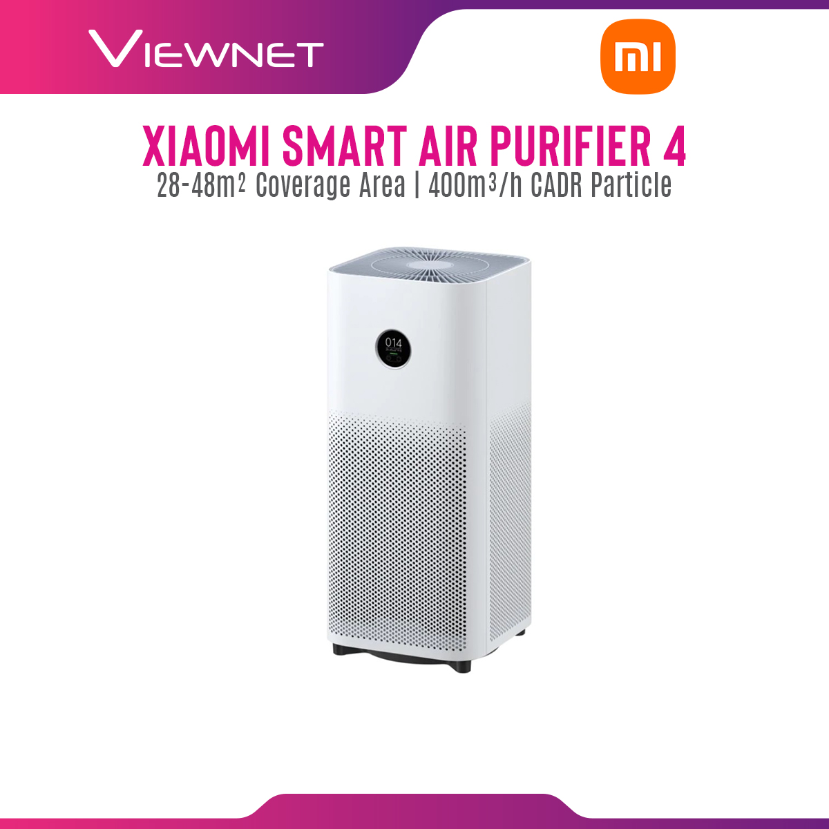 Xiaomi Smart Air Purifier 4 Pro /  Air Purifier 4 / Air Purifier 4 Lite with Dust and Pollen Filtration, Odour Elimination,  Smart control