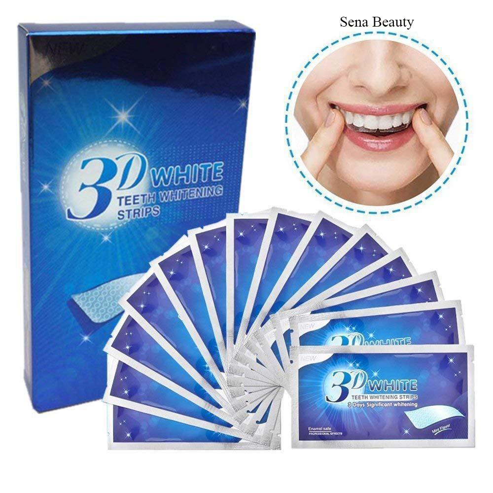 Miếng dán trắng răng 3d white teeth whitening strip gd0691